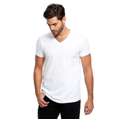 US Blanks US2200   Men's Short-Sleeve V-Neck