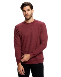 US Blanks US2211G   Unisex Heavyweight Loop Terry Triblend Long-Sleeve Crew