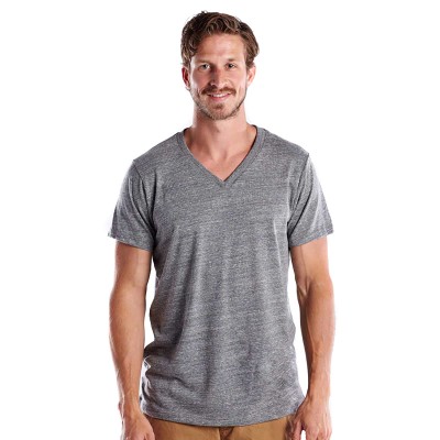 US Blanks US2228   Men's Short-Sleeve Triblend V-Neck