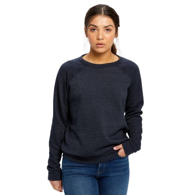 US Blanks US238   Ladies' Raglan Pullover Long Sleeve Crewneck Sweatshirt