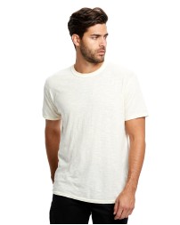 US Blanks US3200   Men's Short-Sleeve Slub Crewneck T-Shirt Garment-Dyed