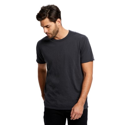 US Blanks US3200   Men's Short-Sleeve Slub Crewneck T-Shirt Garment-Dyed