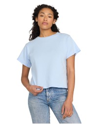 US Blanks US531OR   Ladies' Organic Baby Rib Crop T-Shirt