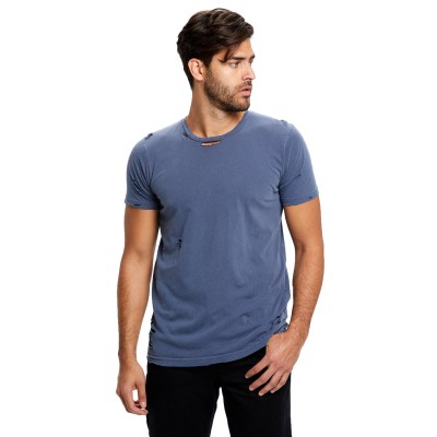 US Blanks US5524G   Unisex Pigment-Dyed Destroyed T-Shirt