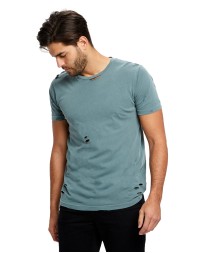 US Blanks US5524G   Unisex Pigment-Dyed Destroyed T-Shirt