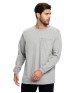 US Blanks US5544   Men's Flame Resistant Long Sleeve Pocket T-Shirt