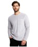 US Blanks US5594   Unisex Velour Long Sleeve Pocket T-Shirt