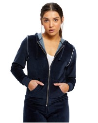 US Blanks US565   Ladies' Velour Full-Zip Hoodie