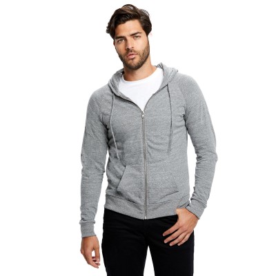 US Blanks US655   Unisex Long-Sleeve Zip Hoodie