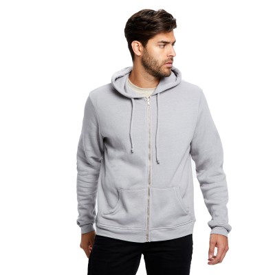 US Blanks US8010   Unisex Heavyweight Loop Terry Full-Zip Hooded Sweatshirt