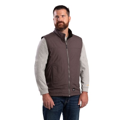 Berne V817   Men's Heartland Fleece-Lined Ripstop Vest