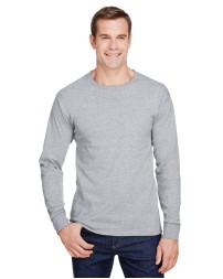 Hanes W120   Adult Workwear Long-Sleeve Pocket T-Shirt