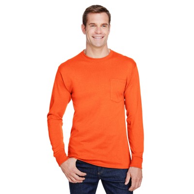 Hanes W120   Adult Workwear Long-Sleeve Pocket T-Shirt