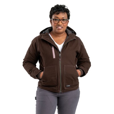 Berne WHJ64   Ladies' Softstone Modern Full-Zip Hooded Jacket