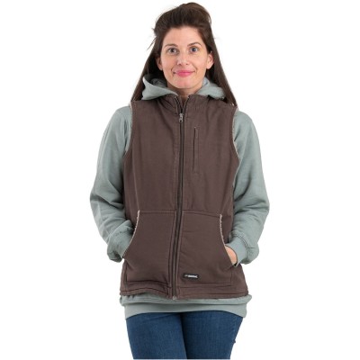 Berne WV15   Ladies' Sherpa-Lined Softstone Duck Vest