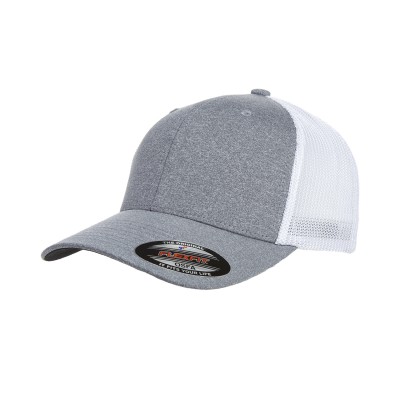 Flexfit Y6311   Adult Poly Melange Stretch Mesh Cap