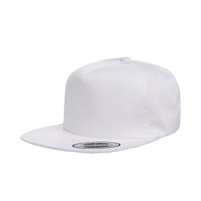 Yupoong Y6502   Adult Unstructured 5-Panel Snapback Cap