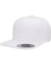 Yupoong YP5089   Adult 5-Panel Structured Flat Visor Classic Snapback Cap