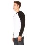 Bella + Canvas 3000C   Men's Jersey Long-Sleeve Baseball T-Shirt