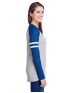 LAT 3534   Ladies' Gameday Mash-Up Long Sleeve Fine Jersey T-Shirt