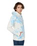 US Blanks 4412CL   Unisex Made in USA Cloud Tie-Dye Hooded Sweatshirt