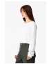 Bella + Canvas 6501B   FWD Fashion Ladies' Cropped Long-Sleeve T-Shirt