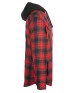 Burnside B8620   Men's Hooded Flannel Jacket