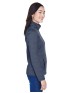 Devon & Jones DG798W   Ladies' Newbury Melange Fleece Quarter-Zip