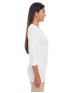 Devon & Jones DP186W   Ladies' Perfect Fit Y-Placket Convertible Sleeve Knit Top