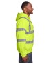 Berne HVF021   Men's  Hi-Vis Class 3 Lined Hooded Sweatshirt