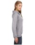 J America JA8836   Ladies' Sydney Brushed V-Neck Hooded Sweatshirt