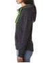 J America JA8876   Ladies' Triblend Half-Zip Fleece Hood