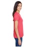 A4 NW3381   Ladies' Topflight Heather V-Neck T-Shirt