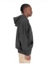 Shaka Wear SHGDZ   Men's Garment Dye Double-Zip Hooded Sweatshirt