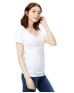 US Blanks US120   Ladies' Made in USA Short-Sleeve V-Neck T-Shirt