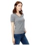 US Blanks US228   Ladies' Short-Sleeve Triblend V-Neck