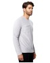 US Blanks US5594   Unisex Velour Long Sleeve Pocket T-Shirt